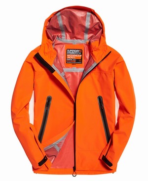 Superdry Hydrotech Waterproof Férfi Kabát Narancssárga | QJHZW2789